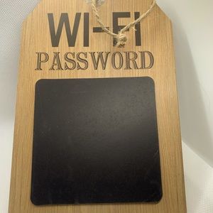 WiFi password wall decor